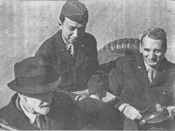 Abb. 2: Von links nach rechts: Ludwig Prandtl, Tsien Hsue Shen, Theodore von Kármán